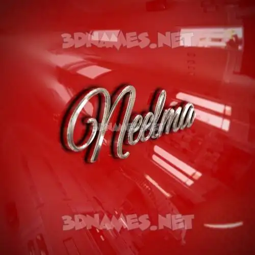 neelma in Car Paint style - 3D name wallpaper neelma in Car Paint style - 3D name wallpaper