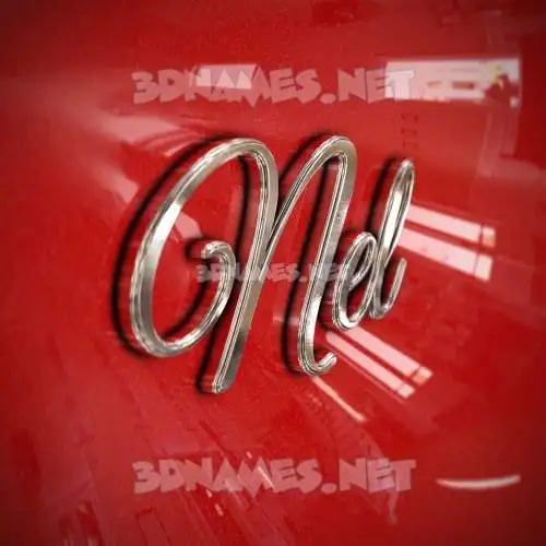 nel in Car Paint style - 3D name wallpaper