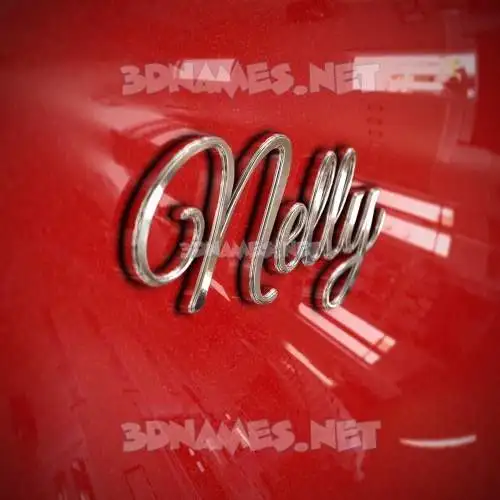 nelly in Car Paint style - 3D name wallpaper