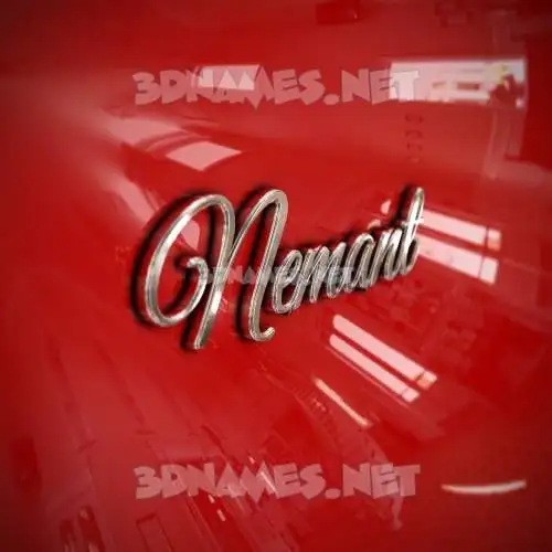 nemant in Car Paint style - 3D name wallpaper nemant in Car Paint style - 3D name wallpaper
