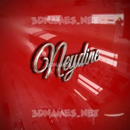 neydine in Car Paint style - 3D name wallpaper neydine in Car Paint style - 3D name wallpaper