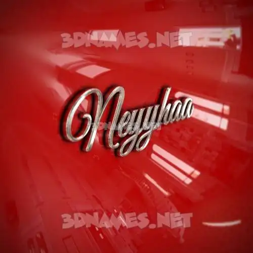 neyyhaa in Car Paint style - 3D name wallpaper neyyhaa in Car Paint style - 3D name wallpaper