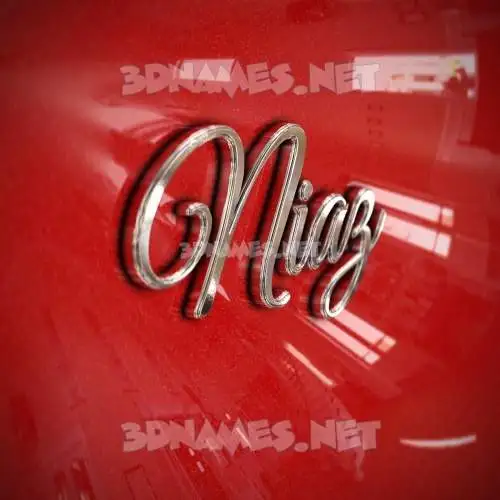 niaz in Car Paint style - 3D name wallpaper niaz in Car Paint style - 3D name wallpaper