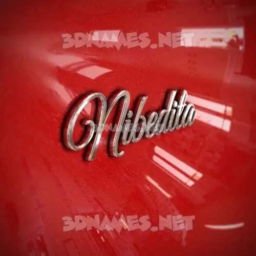 nibedita in Car Paint style - 3D name wallpaper nibedita in Car Paint style - 3D name wallpaper