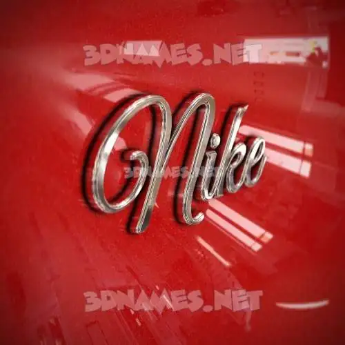 nike in Car Paint style - 3D name wallpaper nike in Car Paint style - 3D name wallpaper