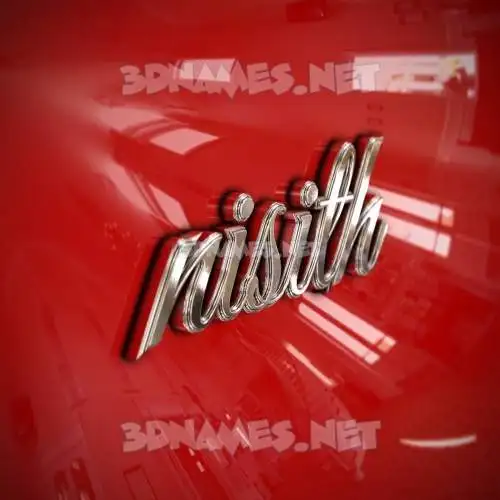 nisith in Car Paint style - 3D name wallpaper nisith in Car Paint style - 3D name wallpaper