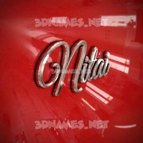 nitai in Car Paint style - 3D name wallpaper nitai in Car Paint style - 3D name wallpaper