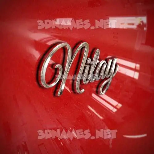 nitay in Car Paint style - 3D name wallpaper nitay in Car Paint style - 3D name wallpaper