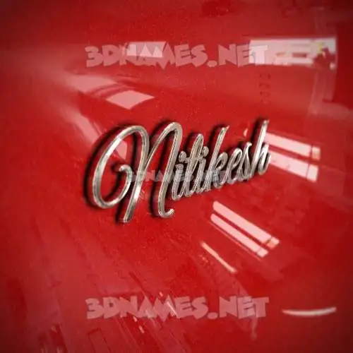 nitikesh in Car Paint style - 3D name wallpaper nitikesh in Car Paint style - 3D name wallpaper