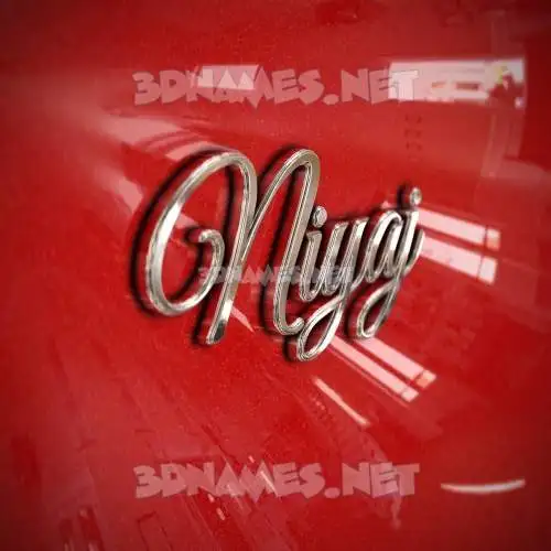 niyaj in Car Paint style - 3D name wallpaper niyaj in Car Paint style - 3D name wallpaper