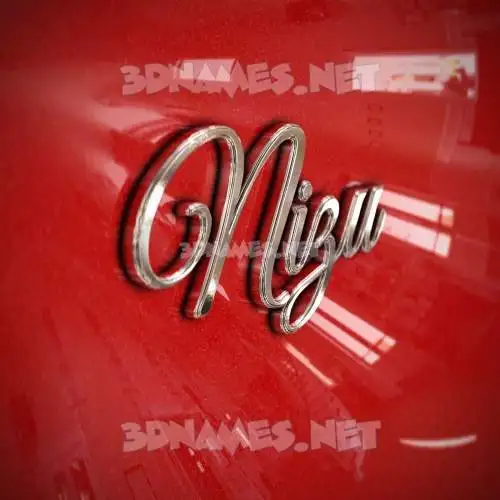 nizu in Car Paint style - 3D name wallpaper nizu in Car Paint style - 3D name wallpaper