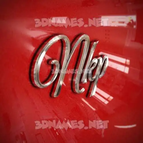 nkp in Car Paint style - 3D name wallpaper nkp in Car Paint style - 3D name wallpaper