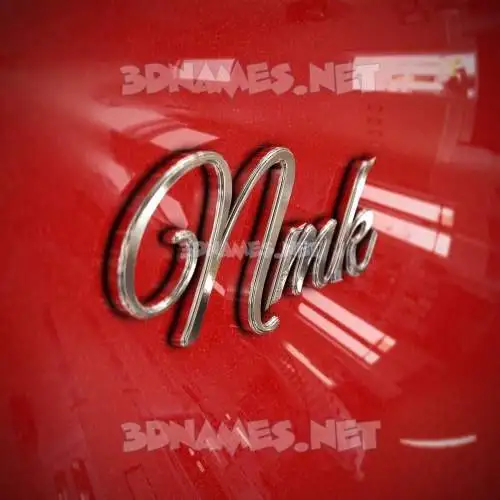 nmk in Car Paint style - 3D name wallpaper nmk in Car Paint style - 3D name wallpaper