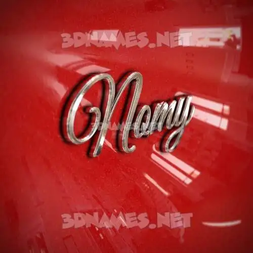 nomy in Car Paint style - 3D name wallpaper