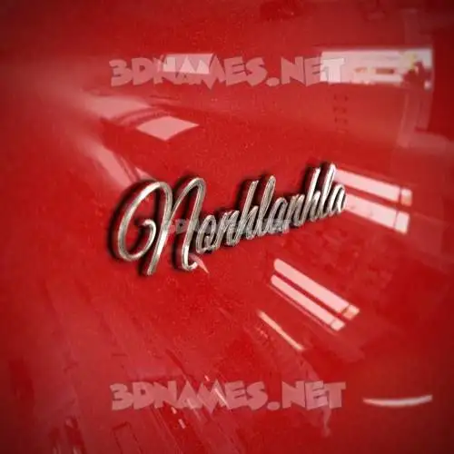 nonhlanhla in Car Paint style - 3D name wallpaper nonhlanhla in Car Paint style - 3D name wallpaper
