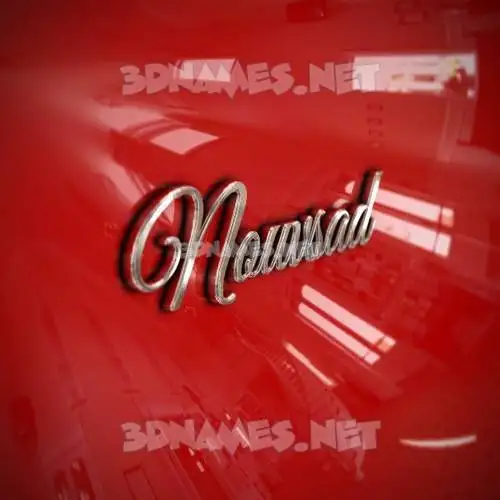 nouvsad in Car Paint style - 3D name wallpaper nouvsad in Car Paint style - 3D name wallpaper