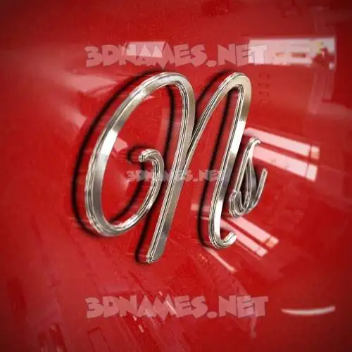 ns in Car Paint style - 3D name wallpaper ns in Car Paint style - 3D name wallpaper