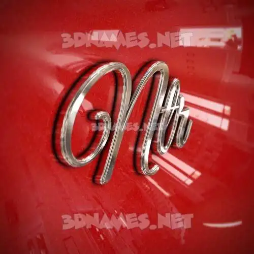 ntr in Car Paint style - 3D name wallpaper ntr in Car Paint style - 3D name wallpaper