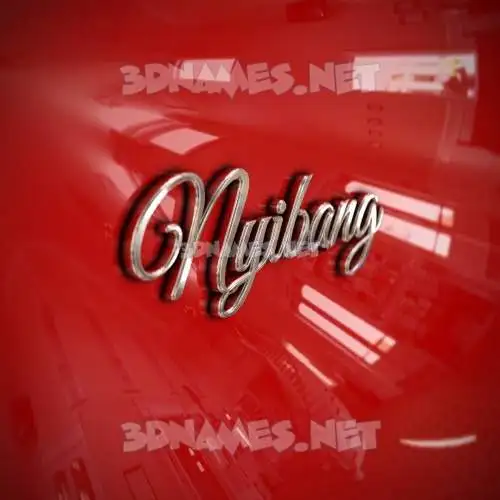 nyibang in Car Paint style - 3D name wallpaper nyibang in Car Paint style - 3D name wallpaper
