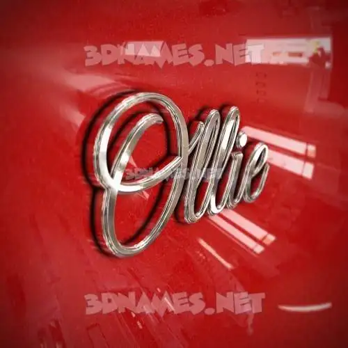 ollie in Car Paint style - 3D name wallpaper ollie in Car Paint style - 3D name wallpaper