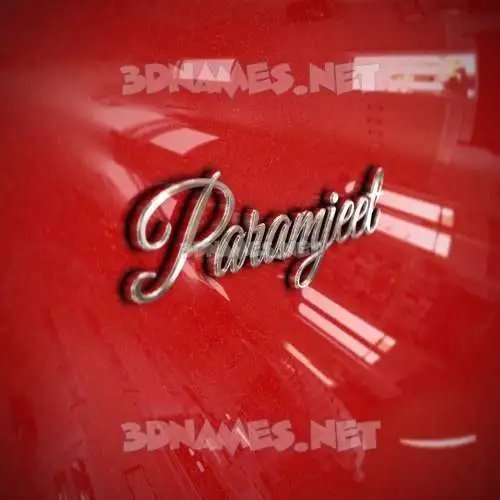 paramjeet in Car Paint style - 3D name wallpaper paramjeet in Car Paint style - 3D name wallpaper