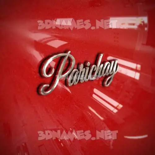 parichay in Car Paint style - 3D name wallpaper parichay in Car Paint style - 3D name wallpaper