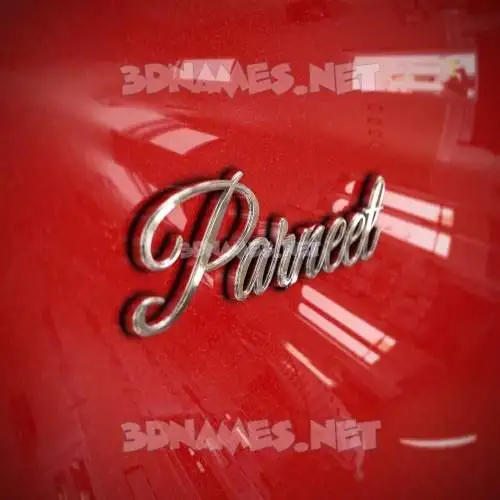 parneet in Car Paint style - 3D name wallpaper parneet in Car Paint style - 3D name wallpaper