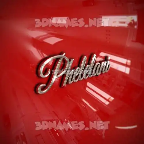 phelelani in Car Paint style - 3D name wallpaper phelelani in Car Paint style - 3D name wallpaper