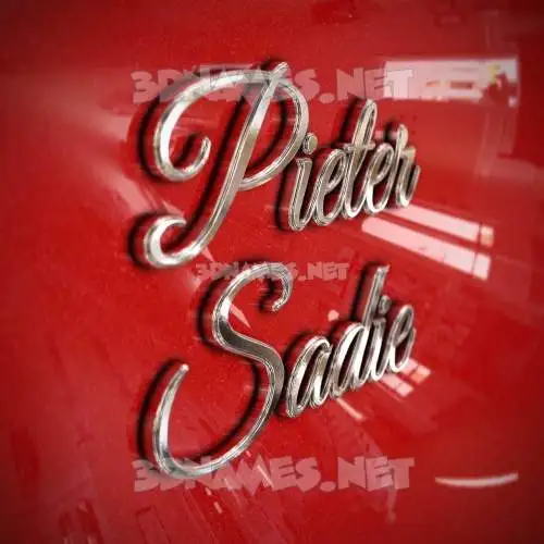 pieter sadie in Car Paint style - 3D name wallpaper pieter sadie in Car Paint style - 3D name wallpaper