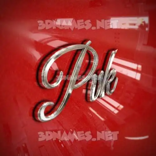 pvk in Car Paint style - 3D name wallpaper pvk in Car Paint style - 3D name wallpaper