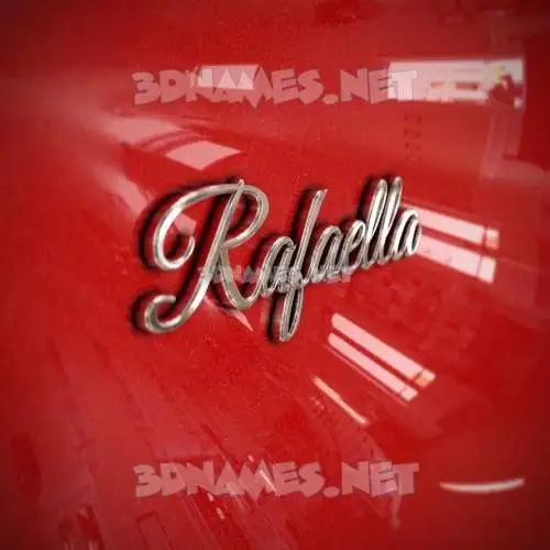 rafaella in Car Paint style - 3D name wallpaper rafaella in Car Paint style - 3D name wallpaper