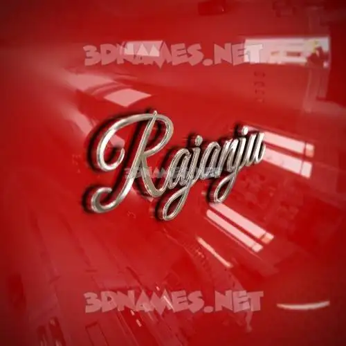 rajanju in Car Paint style - 3D name wallpaper rajanju in Car Paint style - 3D name wallpaper