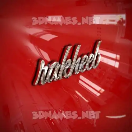 rakheeb in Car Paint style - 3D name wallpaper rakheeb in Car Paint style - 3D name wallpaper