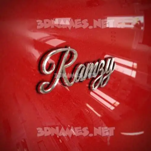 ramzy in Car Paint style - 3D name wallpaper ramzy in Car Paint style - 3D name wallpaper