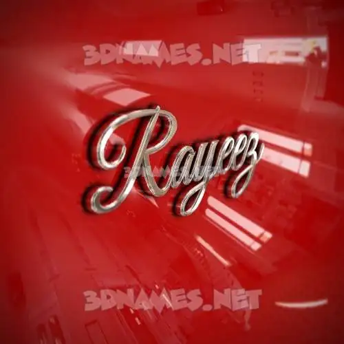 rayeez in Car Paint style - 3D name wallpaper rayeez in Car Paint style - 3D name wallpaper
