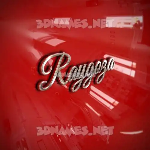 raygoza in Car Paint style - 3D name wallpaper raygoza in Car Paint style - 3D name wallpaper
