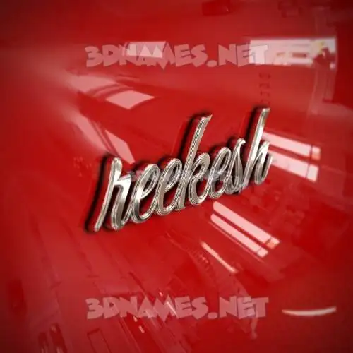 reekesh in Car Paint style - 3D name wallpaper reekesh in Car Paint style - 3D name wallpaper