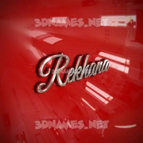 rekhana in Car Paint style - 3D name wallpaper rekhana in Car Paint style - 3D name wallpaper
