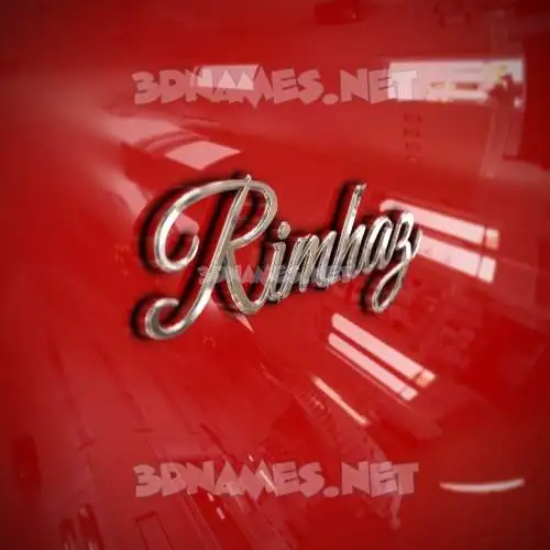 rimhaz in Car Paint style - 3D name wallpaper rimhaz in Car Paint style - 3D name wallpaper