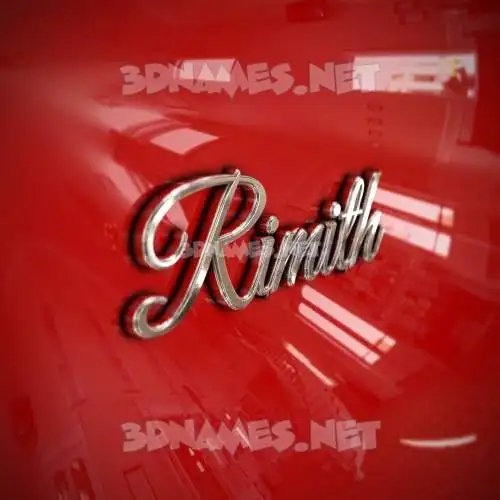 rimith in Car Paint style - 3D name wallpaper rimith in Car Paint style - 3D name wallpaper