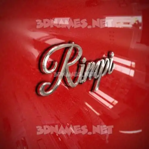 rimpi in Car Paint style - 3D name wallpaper rimpi in Car Paint style - 3D name wallpaper