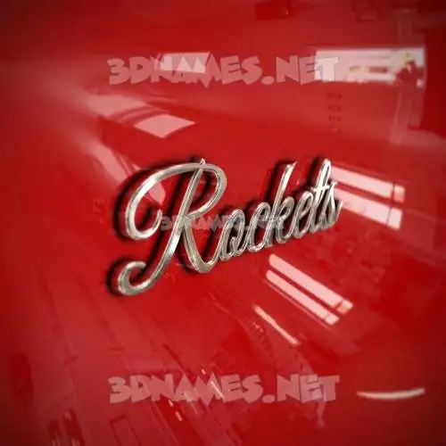 rockets in Car Paint style - 3D name wallpaper rockets in Car Paint style - 3D name wallpaper