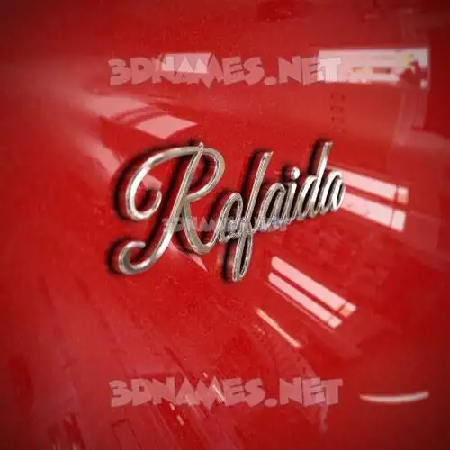 rofaida in Car Paint style - 3D name wallpaper rofaida in Car Paint style - 3D name wallpaper