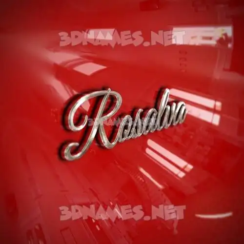 rosalva in Car Paint style - 3D name wallpaper rosalva in Car Paint style - 3D name wallpaper