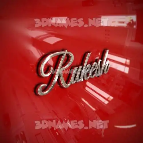 rukesh in Car Paint style - 3D name wallpaper rukesh in Car Paint style - 3D name wallpaper