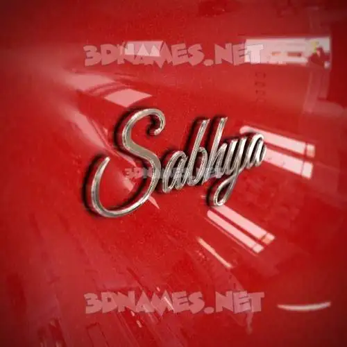 sabhya in Car Paint style - 3D name wallpaper sabhya in Car Paint style - 3D name wallpaper