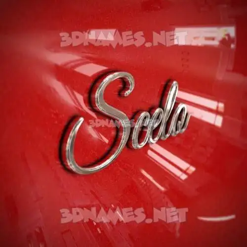 scelo in Car Paint style - 3D name wallpaper scelo in Car Paint style - 3D name wallpaper