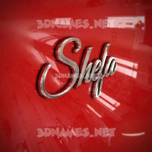 shefa in Car Paint style - 3D name wallpaper shefa in Car Paint style - 3D name wallpaper