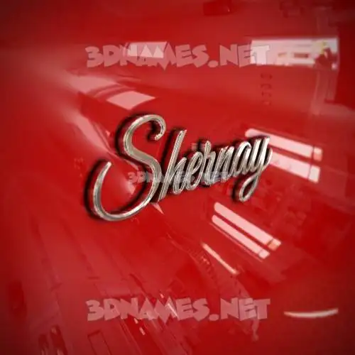 shernay in Car Paint style - 3D name wallpaper shernay in Car Paint style - 3D name wallpaper