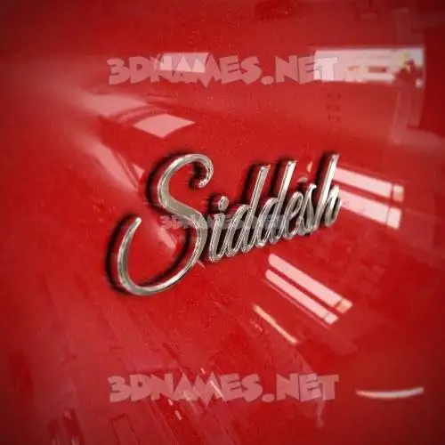 siddesh in Car Paint style - 3D name wallpaper siddesh in Car Paint style - 3D name wallpaper